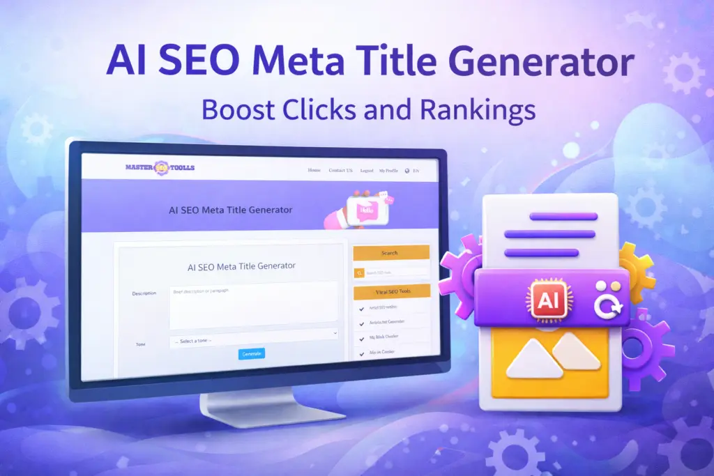 AI SEO meta title generator